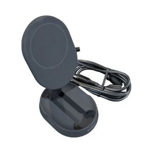 Pp2U Belkin BoostCharge Pro QI2 15W Magnetic Wireless Charging Stand Black USED